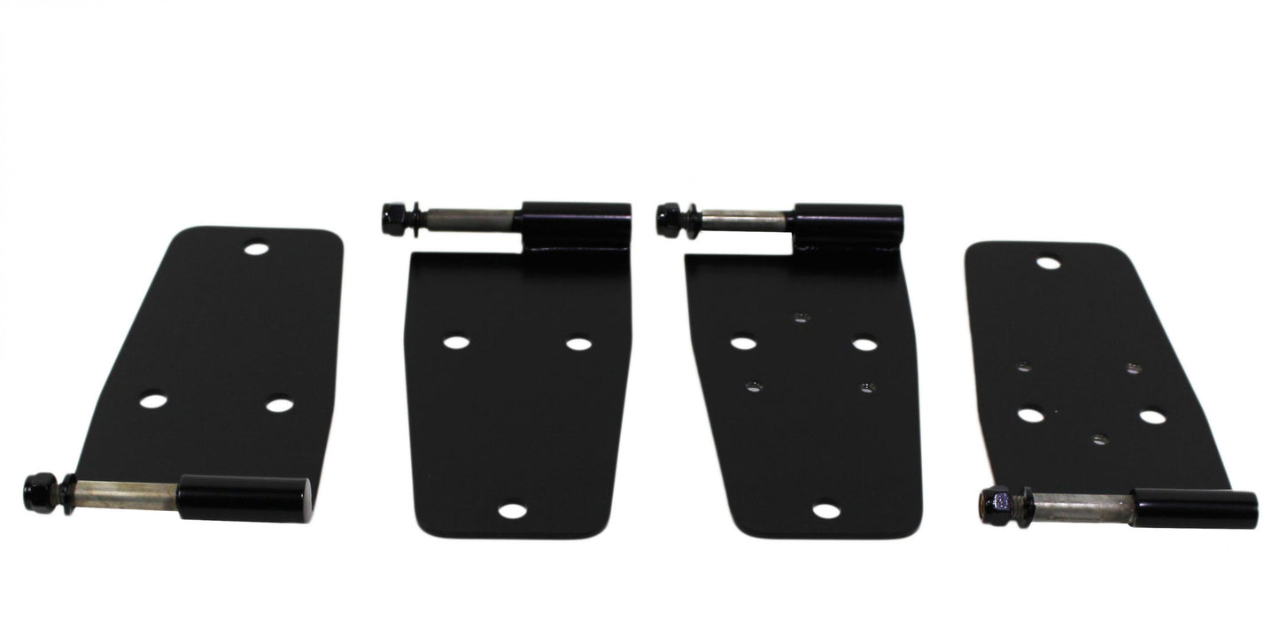 Kentrol 50420 Jeep CJ/YJ Hardtop Door Hinge Set 4 Pieces 76-93 CJ and Wrangler YJ Powdercoat Black Kentrol - Truck Part Superstore