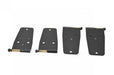 Kentrol 50420 Jeep CJ/YJ Hardtop Door Hinge Set 4 Pieces 76-93 CJ and Wrangler YJ Powdercoat Black Kentrol - Truck Part Superstore