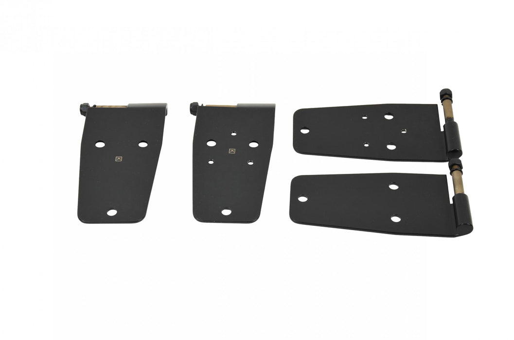 Kentrol 50420 Jeep CJ/YJ Hardtop Door Hinge Set 4 Pieces 76-93 CJ and Wrangler YJ Powdercoat Black Kentrol - Truck Part Superstore