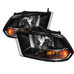 Spyder Auto 5042378 XTune Crystal Headlights; Black; Non Quad Headlights; - Truck Part Superstore