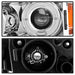 Spyder Auto 5042408 Halo Projector Headlights; 1 pc.; Bulbs Included; Pair; Chrome; - Truck Part Superstore