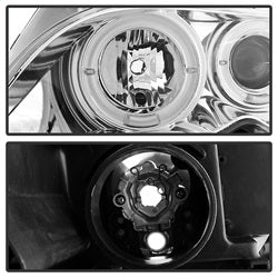 Spyder Auto 5042408 Halo Projector Headlights; 1 pc.; Bulbs Included; Pair; Chrome; - Truck Part Superstore
