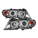 Spyder Auto 5042408 Halo Projector Headlights; 1 pc.; Bulbs Included; Pair; Chrome; - Truck Part Superstore