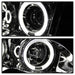 Spyder Auto 5042408 Halo Projector Headlights; 1 pc.; Bulbs Included; Pair; Chrome; - Truck Part Superstore