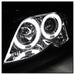 Spyder Auto 5042408 Halo Projector Headlights; 1 pc.; Bulbs Included; Pair; Chrome; - Truck Part Superstore