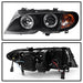Spyder Auto 5042415 Halo Projector Headlights; 1 pc.; Bulbs Included; Pair; Black; - Truck Part Superstore