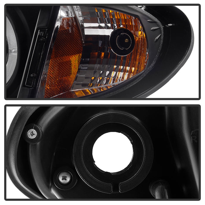 Spyder Auto 5042415 Halo Projector Headlights; 1 pc.; Bulbs Included; Pair; Black; - Truck Part Superstore