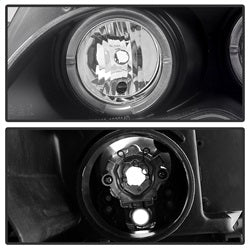 Spyder Auto 5042415 Halo Projector Headlights; 1 pc.; Bulbs Included; Pair; Black; - Truck Part Superstore