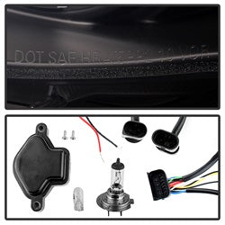 Spyder Auto 5042415 Halo Projector Headlights; 1 pc.; Bulbs Included; Pair; Black; - Truck Part Superstore