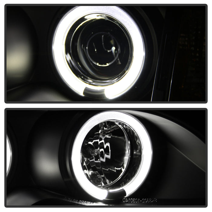 Spyder Auto 5042415 Halo Projector Headlights; 1 pc.; Bulbs Included; Pair; Black; - Truck Part Superstore