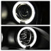 Spyder Auto 5042415 Halo Projector Headlights; 1 pc.; Bulbs Included; Pair; Black; - Truck Part Superstore