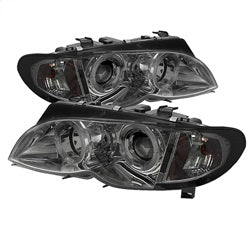 Spyder Auto 5042422 Halo Projector Headlights; 1 pc.; Bulbs Included; Pair; Smoke; - Truck Part Superstore