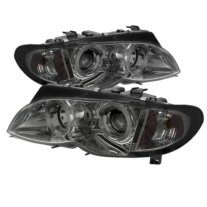 Spyder Auto 5042422 Halo Projector Headlights; 1 pc.; Bulbs Included; Pair; Smoke; - Truck Part Superstore