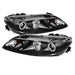 Spyder Auto 5042538 Halo DRL LED Projector Headlight; w/ Fog Lights; Bulbs Included; Pair; Black; - Truck Part Superstore