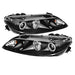 Spyder Auto 5042538 Halo DRL LED Projector Headlight; w/ Fog Lights; Bulbs Included; Pair; Black; - Truck Part Superstore