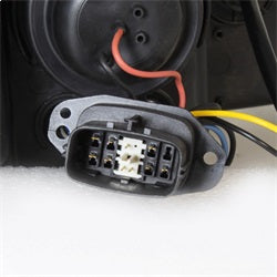 Spyder Auto 5042545 Halo DRL LED Projector Headlight; w/ Fog Lights; Bulbs Included; Pair; Smoke; - Truck Part Superstore