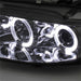 Spyder Auto 5042545 Halo DRL LED Projector Headlight; w/ Fog Lights; Bulbs Included; Pair; Smoke; - Truck Part Superstore