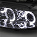 Spyder Auto 5042545 Halo DRL LED Projector Headlight; w/ Fog Lights; Bulbs Included; Pair; Smoke; - Truck Part Superstore