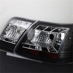 Spyder Auto 5042590 LED Tail Lights; Uses Stock Bulbs; Black; - Truck Part Superstore