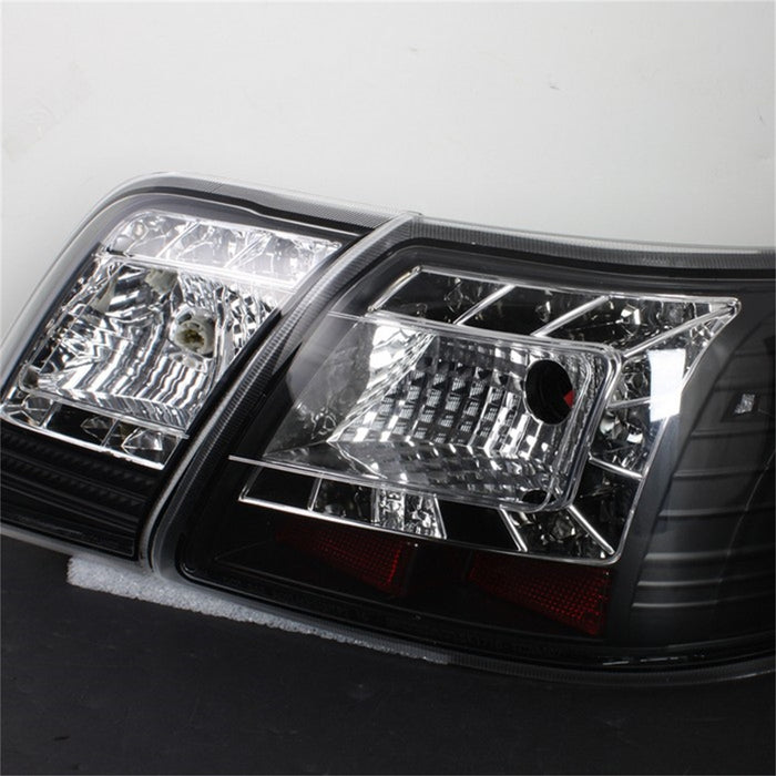 Spyder Auto 5042590 LED Tail Lights; Uses Stock Bulbs; Black; - Truck Part Superstore