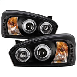 Spyder Auto 5042675 Halo Projector Headlights; Bulbs Included; Pair; Black; - Truck Part Superstore