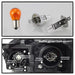 Spyder Auto 5042675 Halo Projector Headlights; Bulbs Included; Pair; Black; - Truck Part Superstore