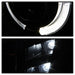 Spyder Auto 5042675 Halo Projector Headlights; Bulbs Included; Pair; Black; - Truck Part Superstore