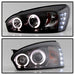 Spyder Auto 5042675 Halo Projector Headlights; Bulbs Included; Pair; Black; - Truck Part Superstore