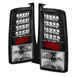 Spyder Auto 5042743 LED Tail Lights; Version 2; Uses Stock Bulbs; Pair; Black; - Truck Part Superstore