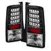 Spyder Auto 5042743 LED Tail Lights; Version 2; Uses Stock Bulbs; Pair; Black; - Truck Part Superstore