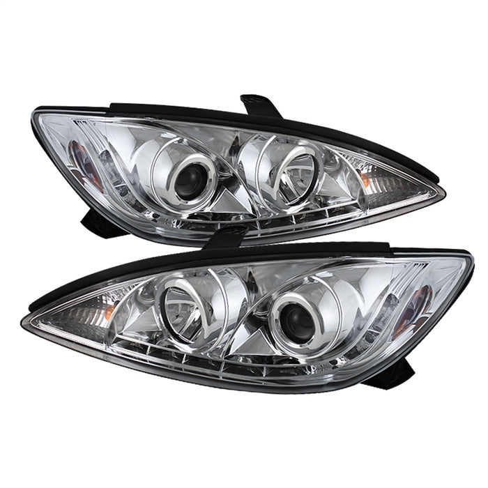 Spyder Auto 5042781 DRL LED Projector Headlights; Bulbs Included; Pair; Chrome; - Truck Part Superstore