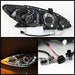 Spyder Auto 5042781 DRL LED Projector Headlights; Bulbs Included; Pair; Chrome; - Truck Part Superstore