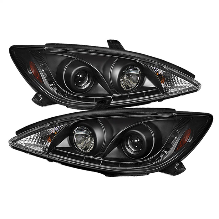 Spyder Auto 5042798 DRL LED Projector Headlights; Bulbs Included; Pair; Black; - Truck Part Superstore