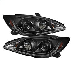 Spyder Auto 5042798 DRL LED Projector Headlights; Bulbs Included; Pair; Black; - Truck Part Superstore