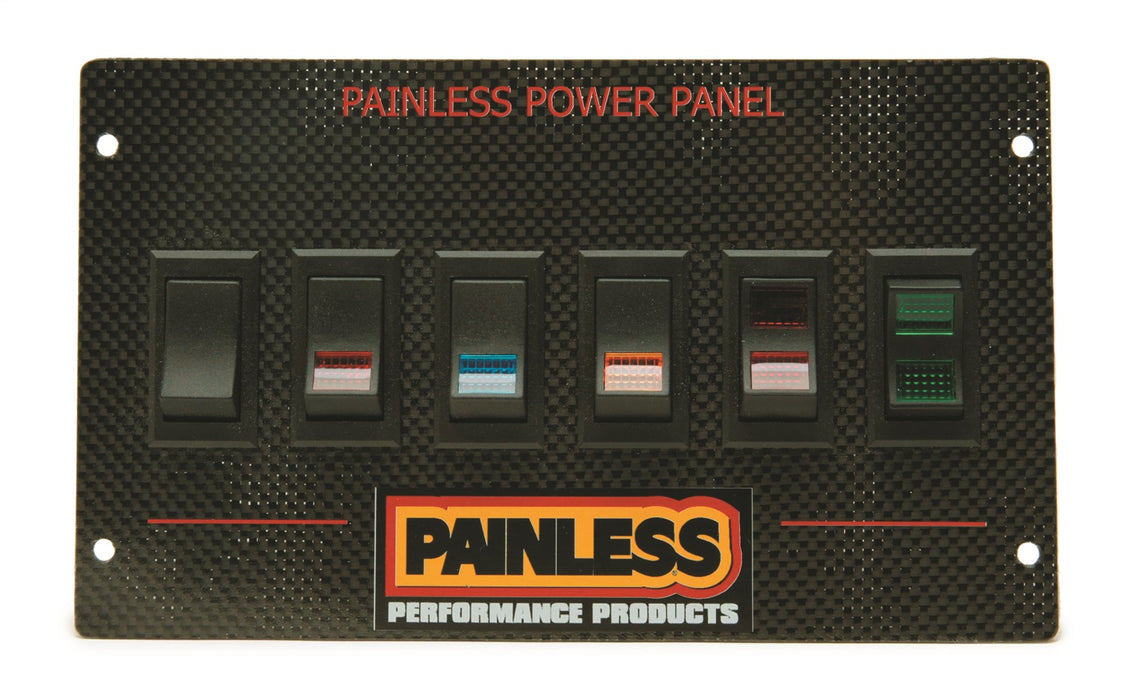 Painless Wiring 50430 Rocker Switch Mustang Power Panel - Truck Part Superstore