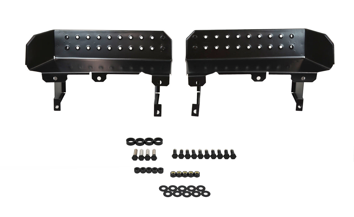Kentrol 50432 Jeep CJ7/YJ Side Steps Pair 76-95 CJ7 Wrangler YJ Powdercoat Black Kentrol - Truck Part Superstore