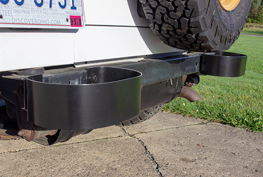 Kentrol 50438 Jeep CJ/YJ Bumperettes Pair 76-95 CJ and Wrangler YJ Powdercoat Black Kentrol - Truck Part Superstore