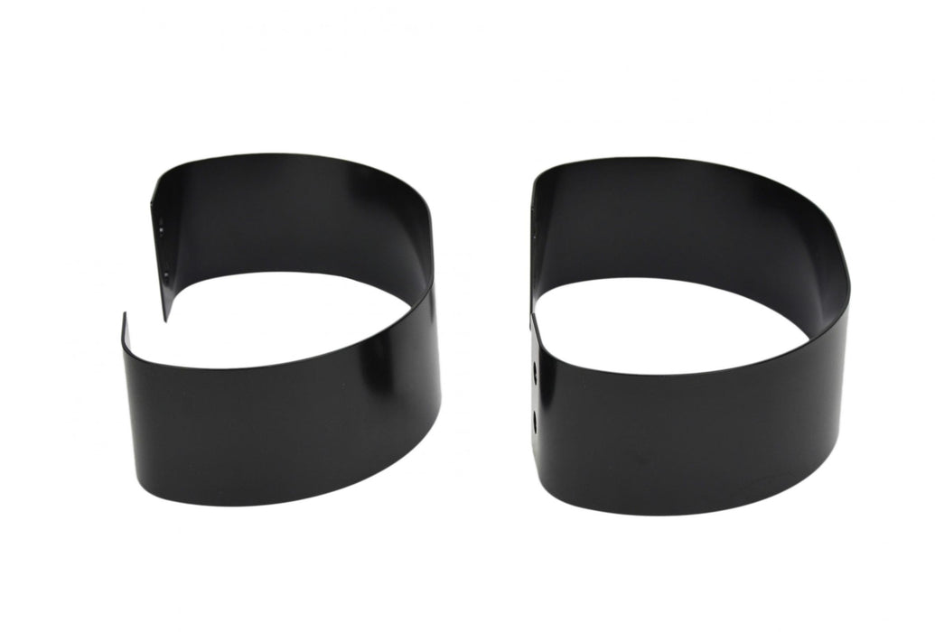 Kentrol 50438 Jeep CJ/YJ Bumperettes Pair 76-95 CJ and Wrangler YJ Powdercoat Black Kentrol - Truck Part Superstore