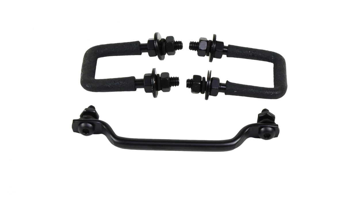 Kentrol 50439 Jeep YJ Windshield Tie Down Kit 87-95 Wrangler TJ Powdercoat Black Kentrol - Truck Part Superstore