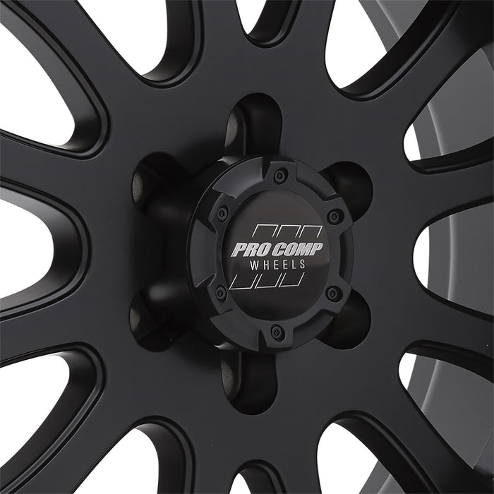 Pro Comp Alloy Wheels 5044-2936 Series 5044 Syndrome 20x9 with 6 on 135 Bolt Pattern 5 Backspace Satin Black Finish Pro Comp Alloy Wheels - Truck Part Superstore