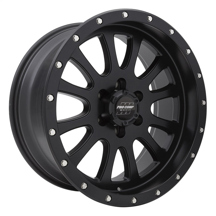 Pro Comp Alloy Wheels 5044-2983 Series 5044 Syndrome 20x9 with 6 on 5.5 Bolt Pattern 5 Backspace Satin Black Finish Pro Comp Alloy Wheels - Truck Part Superstore