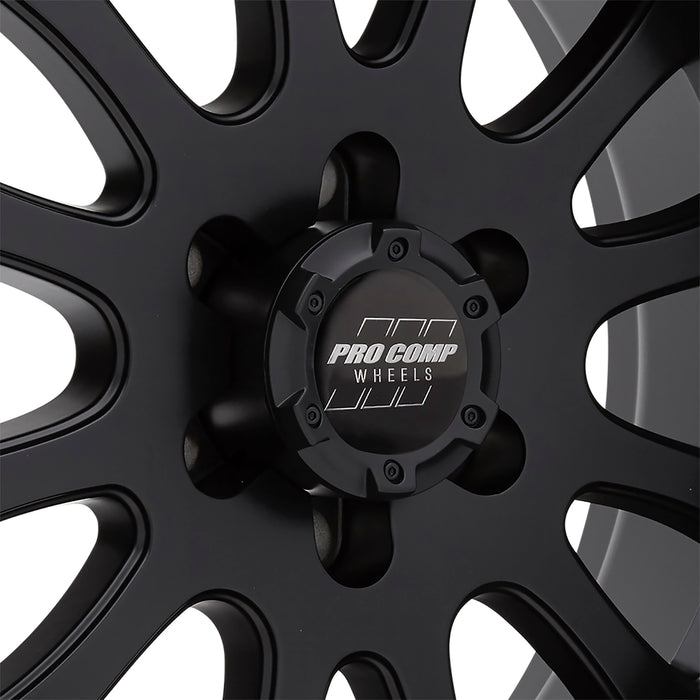 Pro Comp Alloy Wheels 5044-2983 Series 5044 Syndrome 20x9 with 6 on 5.5 Bolt Pattern 5 Backspace Satin Black Finish Pro Comp Alloy Wheels - Truck Part Superstore