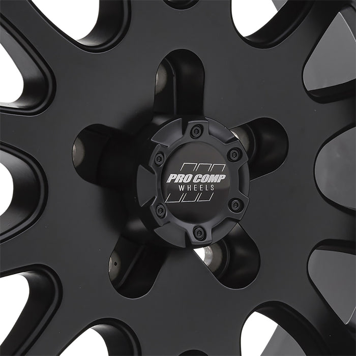 Pro Comp Alloy Wheels 5044-7973 Series 5044 Syndrome 17x9 with 5 on 5 Bolt Pattern 4.75 Backspace Satin Black Finish Pro Comp Alloy Wheels - Truck Part Superstore