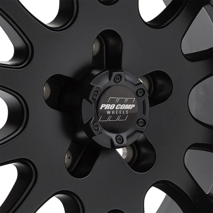 Pro Comp Alloy Wheels 5044-7973 Series 5044 Syndrome 17x9 with 5 on 5 Bolt Pattern 4.75 Backspace Satin Black Finish Pro Comp Alloy Wheels - Truck Part Superstore