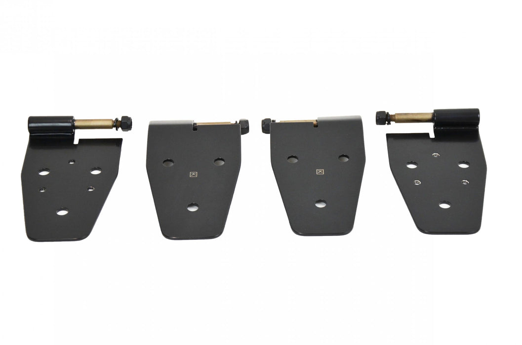 Kentrol 50441 Jeep YJ Door Hinge Set 4 Pieces 87-95 Wrangler TJ Powdercoat Black Kentrol - Truck Part Superstore