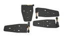 Kentrol 50441 Jeep YJ Door Hinge Set 4 Pieces 87-95 Wrangler TJ Powdercoat Black Kentrol - Truck Part Superstore