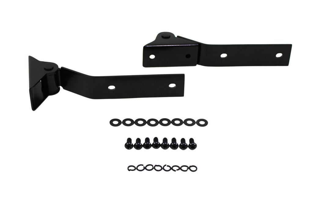 Kentrol 50442 Jeep YJ Tailgate Hinge Pair 87-95 Wrangler TJ Powdercoat Black Kentrol - Truck Part Superstore