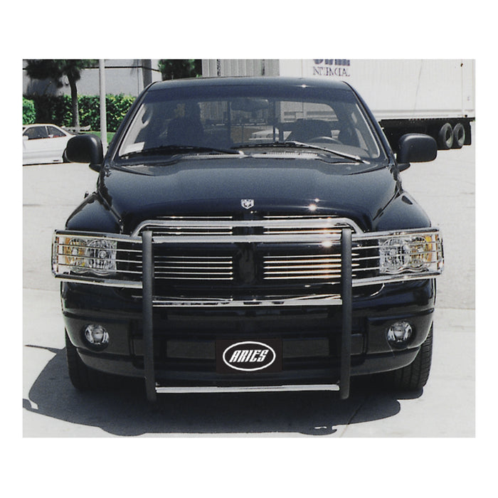 ARIES 5045-2 Polished Stainless Grille Guard; Select Dodge Ram 1500 - Truck Part Superstore