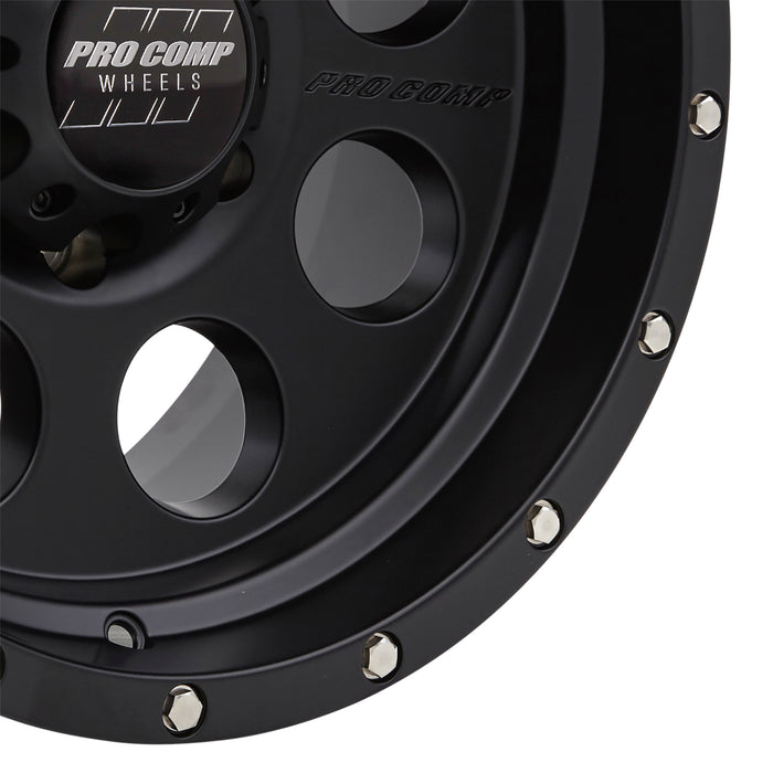 Pro Comp Alloy Wheels 5045-7983 Series 5045 Proxy 17x9 with 6 on 5.5 Bolt Pattern 4.75 Backspace Satin Black Finish Pro Comp Alloy Wheels - Truck Part Superstore