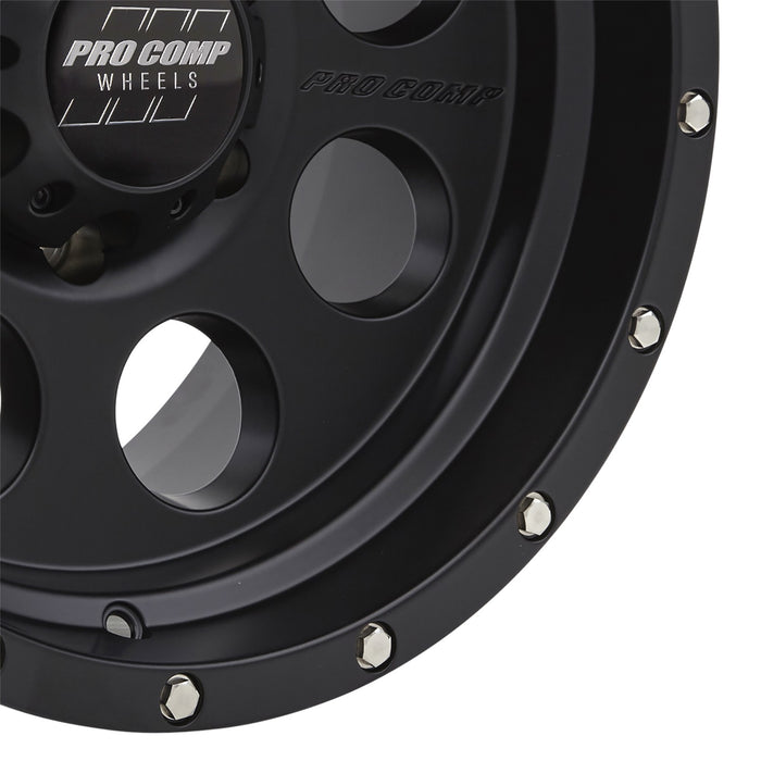 Pro Comp Alloy Wheels 5045-7983 Series 5045 Proxy 17x9 with 6 on 5.5 Bolt Pattern 4.75 Backspace Satin Black Finish Pro Comp Alloy Wheels - Truck Part Superstore
